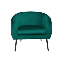 Fotel SYDNEY tkanina Welur noga metalowa