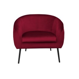 Fotel SYDNEY tkanina Welur noga metalowa