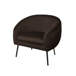 Fotel SYDNEY tkanina welur noga metalowa