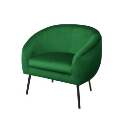 Fotel SYDNEY tkanina Welur noga metalowa