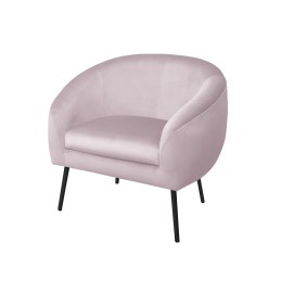 Fotel SYDNEY tkanina welur noga metalowa