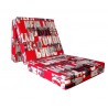 Materac składany CITY 195x60x6 czerwony