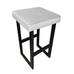 Hoker ALEX krzesło barowe tkanina Welur podstawa metalowa