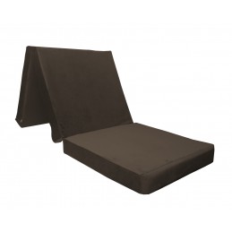 Materac składany VELVET MG05 195x60x6 brąz
