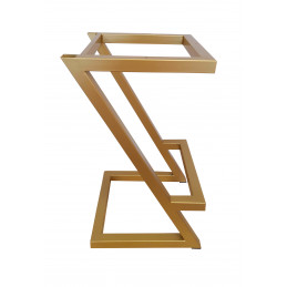 Hoker ZETA krzesło barowe tkanina Welur podstawa metalowa LOFT