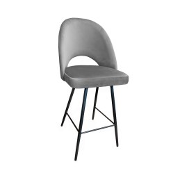 Hoker POLO krzesło barowe welur metalowa podstawa
