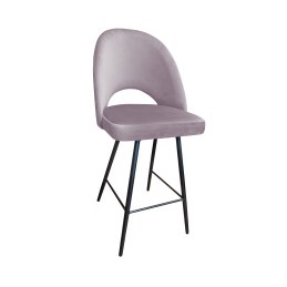 Hoker POLO krzesło barowe welur metalowa podstawa
