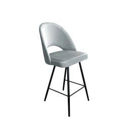 Hoker POLO krzesło barowe welur metalowa podstawa