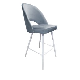Hoker POLO krzesło barowe welur metalowa podstawa