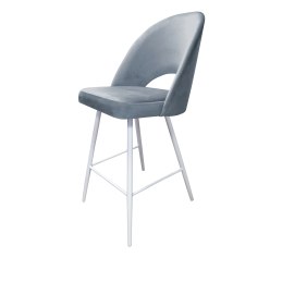 Hoker POLO krzesło barowe welur metalowa podstawa