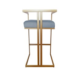 Hoker CHESTERFIELD welur z metalową podstawą