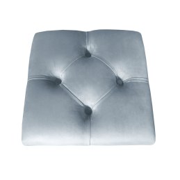 Hoker CHESTERFIELD welur z metalową podstawą