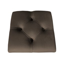 Hoker CHESTERFIELD welur z metalową podstawą