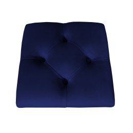 Hoker CHESTERFIELD welur z metalową podstawą