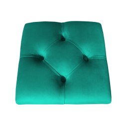 Hoker CHESTERFIELD welur z metalową podstawą