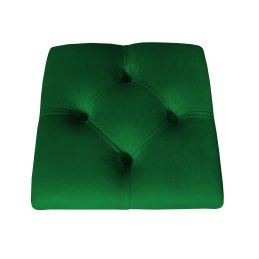 Hoker CHESTERFIELD welur z metalową podstawą