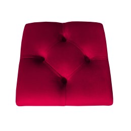 Hoker CHESTERFIELD welur z metalową podstawą