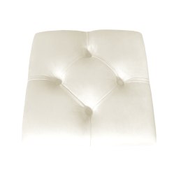 Hoker CHESTERFIELD welur z metalową podstawą