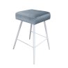 Hoker MAX krzesło barowe tkanina Welur podstawa metalowa