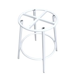 Hoker BEN krzesło barowe tkanina Welur podstawa metalowa