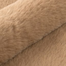 Pufa ALA tapicerowana tkanina noga drewniana