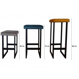 Hoker krzesło barowe ALEX LOFT 75cm MG55