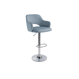 Hoker JULA obrotowy welur metalowa podstawa