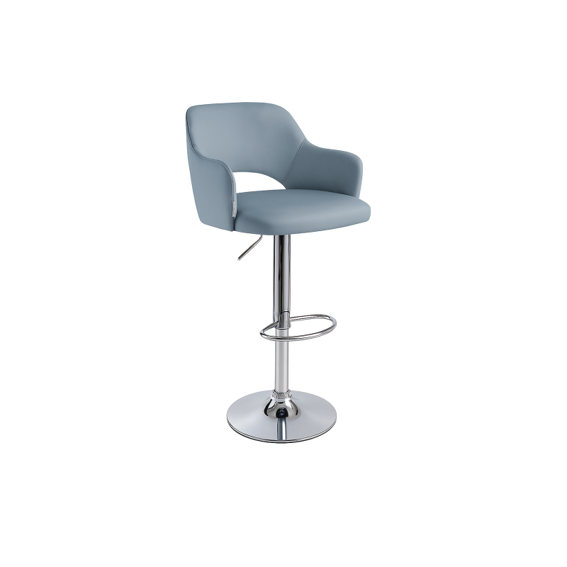 Hoker JULA obrotowy welur metalowa podstawa