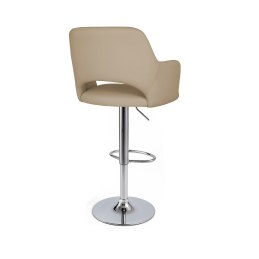 Hoker JULA obrotowy welur metalowa podstawa