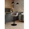 Hoker JULA obrotowy welur metalowa podstawa