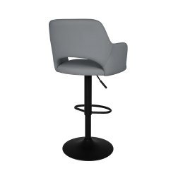 Hoker JULA obrotowy welur metalowa podstawa