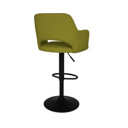 Hoker JULA obrotowy welur metalowa podstawa