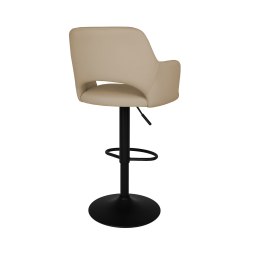 Hoker JULA obrotowy welur metalowa podstawa