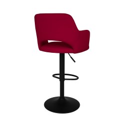 Hoker JULA obrotowy welur metalowa podstawa