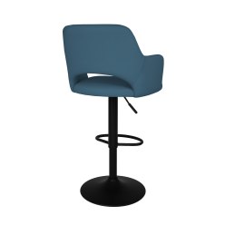 Hoker JULA obrotowy welur metalowa podstawa