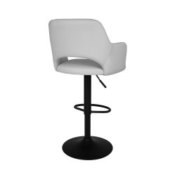 Hoker JULA obrotowy welur metalowa podstawa