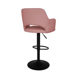 Hoker JULA obrotowy welur metalowa podstawa