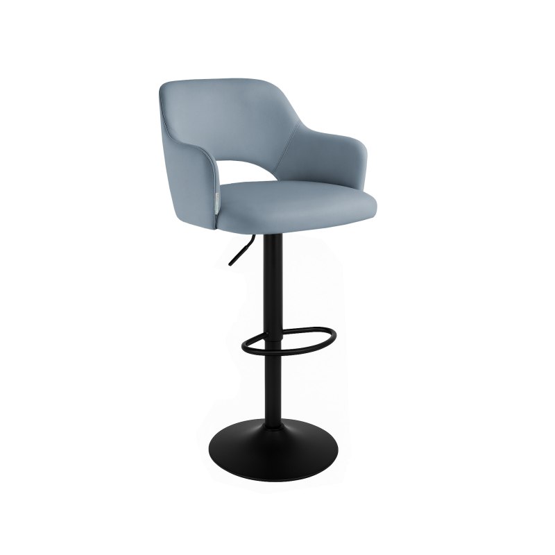 Hoker JULA obrotowy welur metalowa podstawa