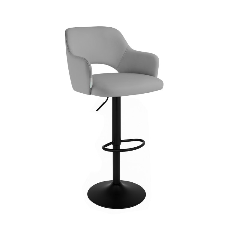 Hoker JULA obrotowy welur metalowa podstawa