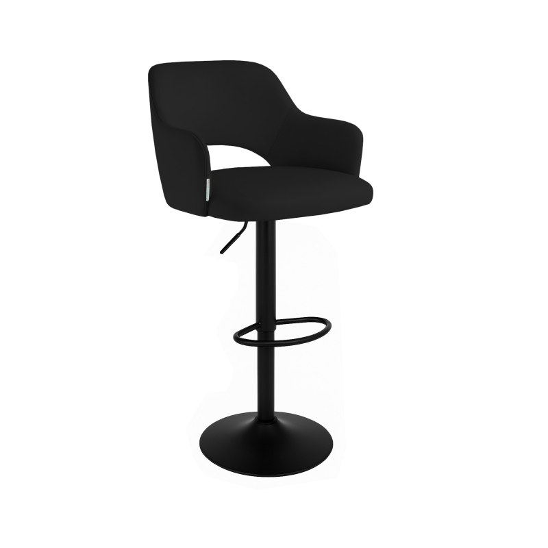 Hoker JULA obrotowy welur metalowa podstawa