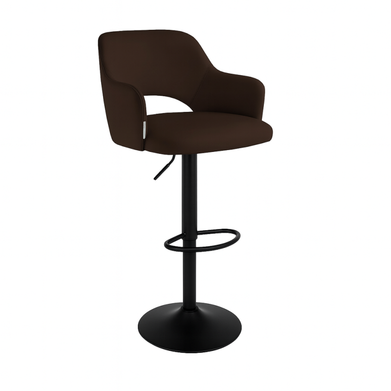 Hoker JULA obrotowy welur metalowa podstawa