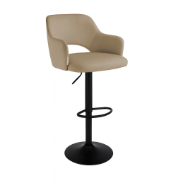 Hoker JULA obrotowy welur metalowa podstawa