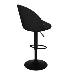 Hoker SILVER obrotowy welur, metalowa podstawa