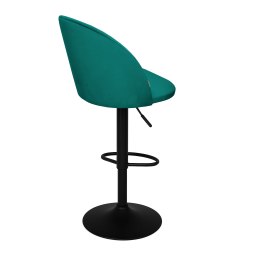 Hoker SILVER obrotowy welur, metalowa podstawa