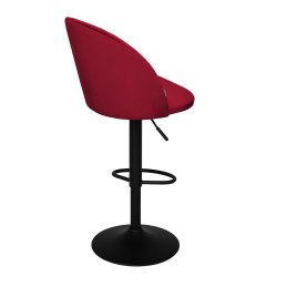 Hoker SILVER obrotowy welur, metalowa podstawa