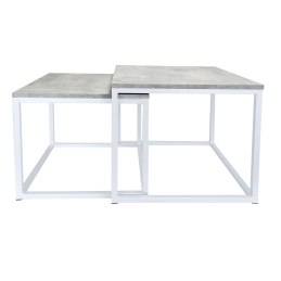 Stolik kawowy 2w1 podstawa metalowa Loft