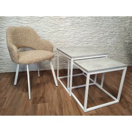 Stolik kawowy 2w1 podstawa metalowa Loft