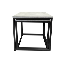 Stolik kawowy 2w1 podstawa metalowa Loft