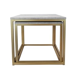 Stolik kawowy 2w1 podstawa metalowa Loft