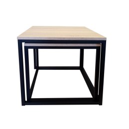 Stolik kawowy 2w1 podstawa metalowa Loft